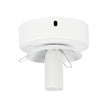 Detaliu finisaj alb mat aplică Luma Erste E27 - design compact scandinav elegant