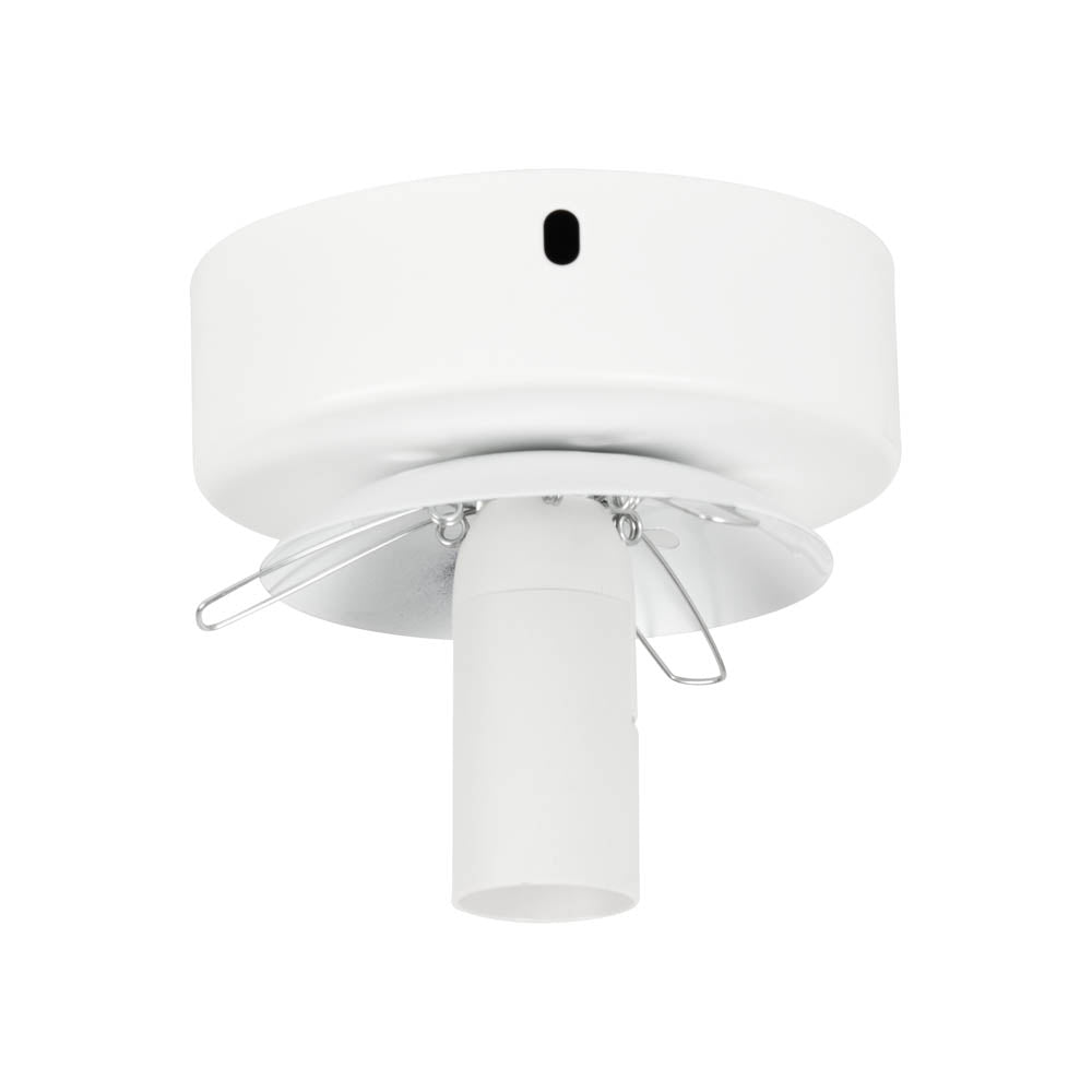 Detaliu finisaj alb mat aplică Luma Erste E27 - design compact scandinav elegant