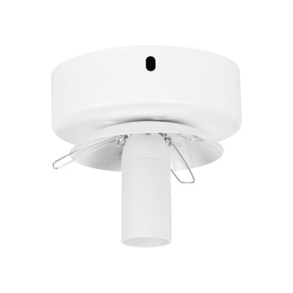 Detaliu finisaj alb mat aplică Luma Erste E27 - design compact scandinav elegant
