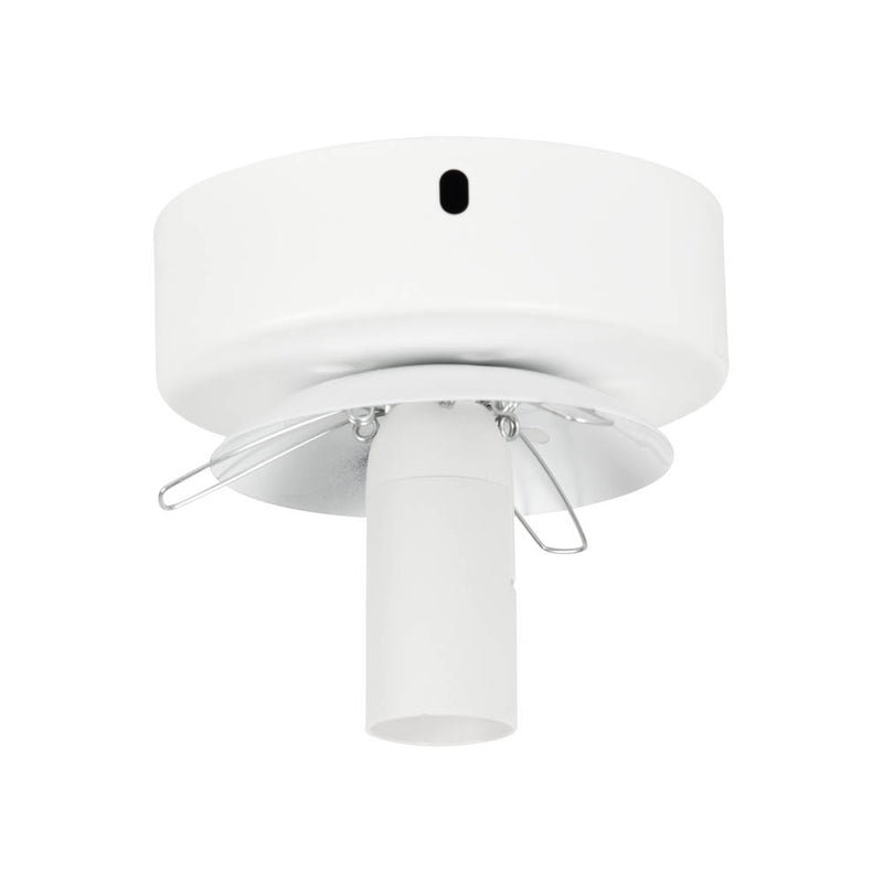 Detaliu finisaj alb mat aplică Luma Erste E27 - design compact scandinav elegant