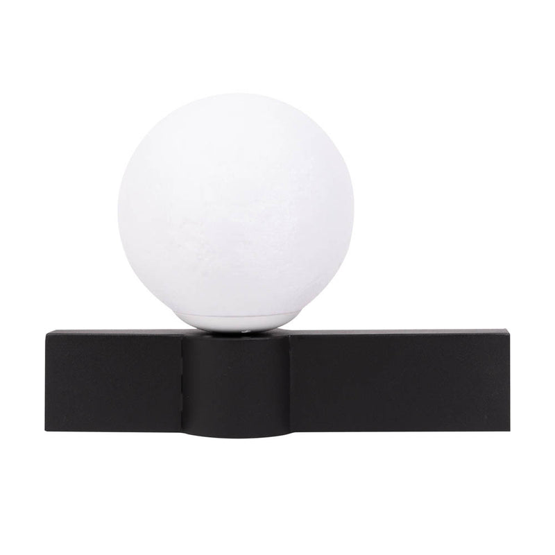 Detaliu contrast negru alb aplică Glace Erste E27 - finisaj premium design scandinav urban