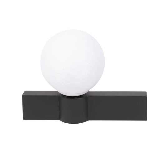 Aplică LED Glace E27 negru alb Erste - design bicolor minimalist modern iluminat accent perete