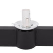 Profil aplică Glace 2xE27 negru alb Erste - construcție robustă design scandinav urban