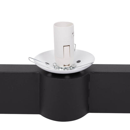 Profil aplică Glace 2xE27 negru alb Erste - construcție robustă design scandinav urban