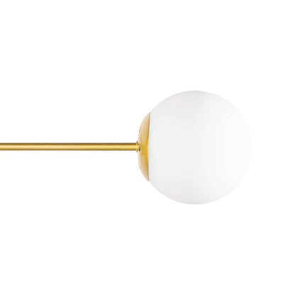 Pendul candelabru Lace auriu Erste montat tavan living hol - iluminat spectaculos design neoclasic