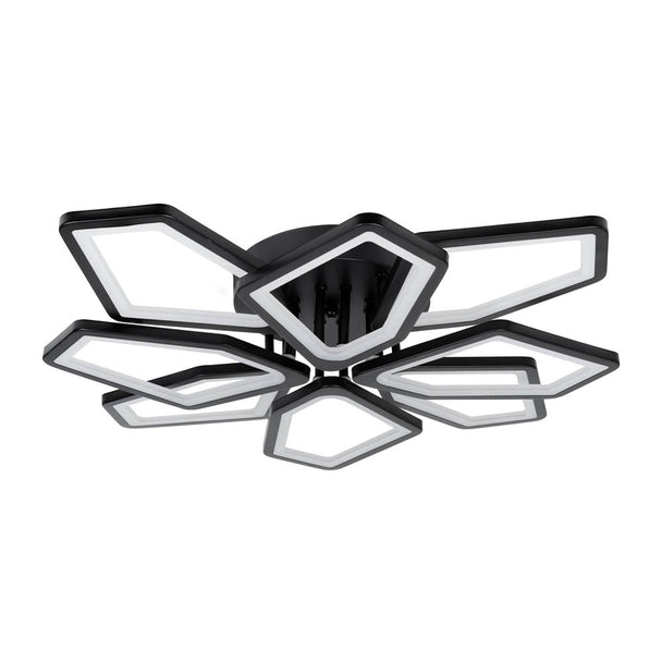 Plafoniera LED Maxi 110W negru Erste - design geometric futurist modern living open space