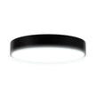 Plafoniera Flux LED 18W negru Erste montată tavan hol birou - iluminat linear modern eficient