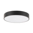 Plafoniera LED Flux 18W negru Erste - design linear slim minimalist modern hol birou