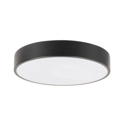 Plafoniera LED Flux 18W negru Erste - design linear slim minimalist modern hol birou