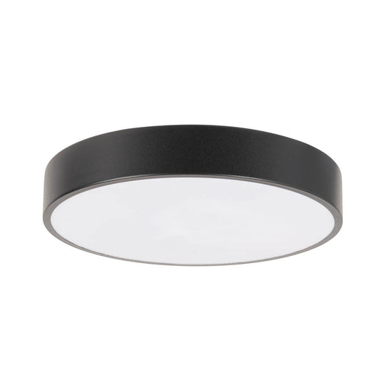 Plafoniera LED Flux 18W negru Erste - design linear slim minimalist modern hol birou