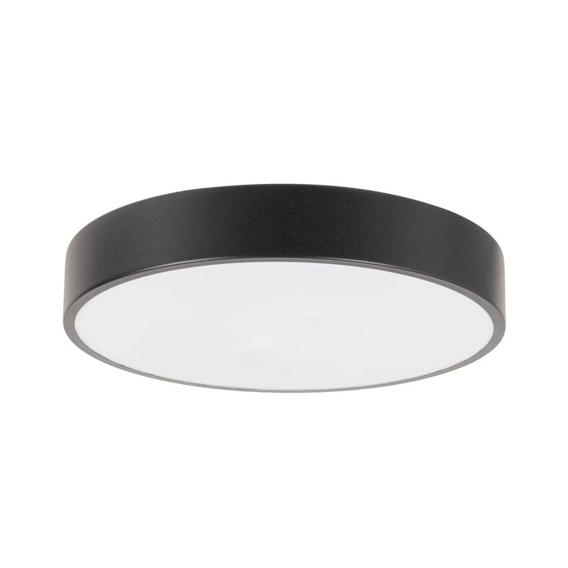 Plafoniera LED Flux 18W negru Erste - design linear slim minimalist modern hol birou