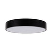 Plafoniera Flux LED 38W negru Erste montată tavan living birou comercial - iluminat maxim eficient