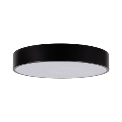 Plafoniera Flux LED 38W negru Erste montată tavan living birou comercial - iluminat maxim eficient