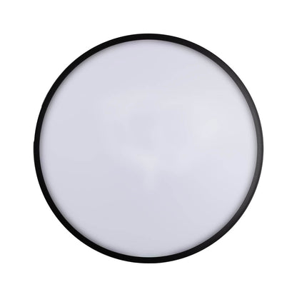 Detaliu ramă neagră mat profil slim plafoniera Flux LED 38W Erste - design arhitectural curat