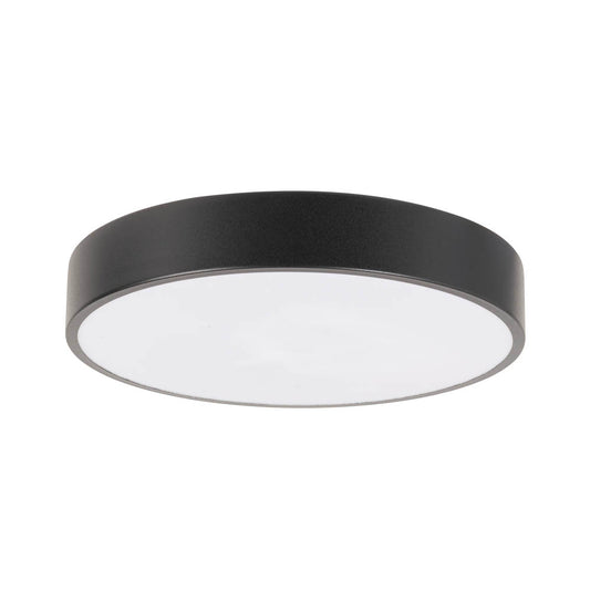Plafoniera LED Flux 38W negru Erste - design linear slim minimalist modern 3610 lumeni