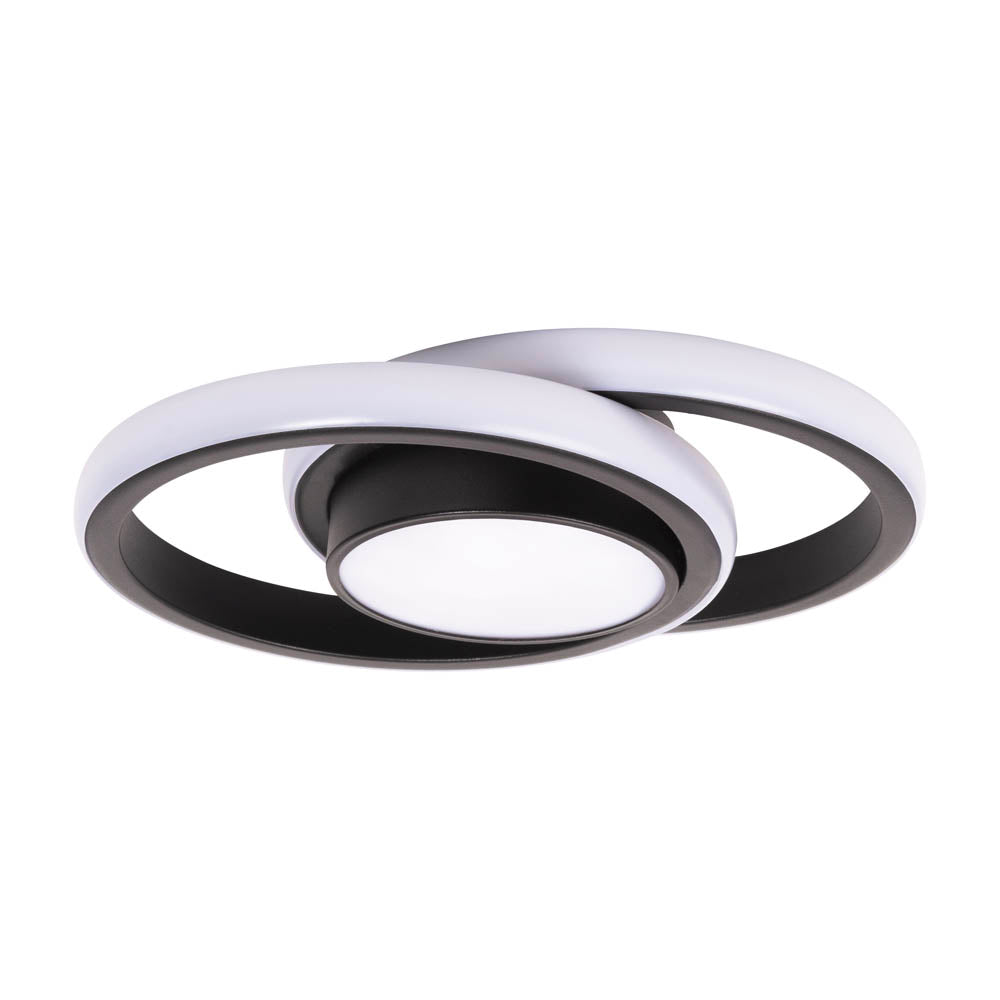 Detaliu bandă LED integrată plafoniera Vista ring Erste 38W - lumină ambientală uniformă fără pâlpâire