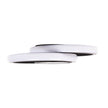 Plafoniera Vista LED 38W negru Erste aprinsă - efect inel luminos plutitor tavan atmosferă modernă