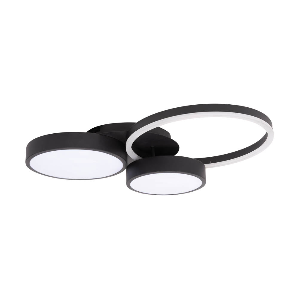 Detaliu LED integrat 55W dispersor plafoniera Sobek Erste - lumină omogenă uniformă fără umbre