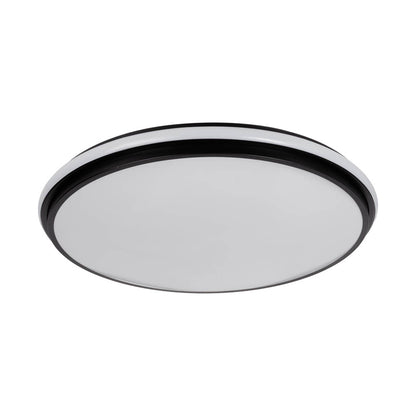 Plafoniera Toht LED 70W negru Erste aprinsă - flux luminos puternic uniform living birou hol