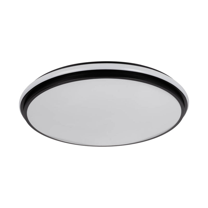 Plafoniera Toht LED 70W negru Erste aprinsă - flux luminos puternic uniform living birou hol