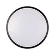 Detaliu finisaj negru mat LED integrat plafoniera Toht 70W Erste - design industrial elegant