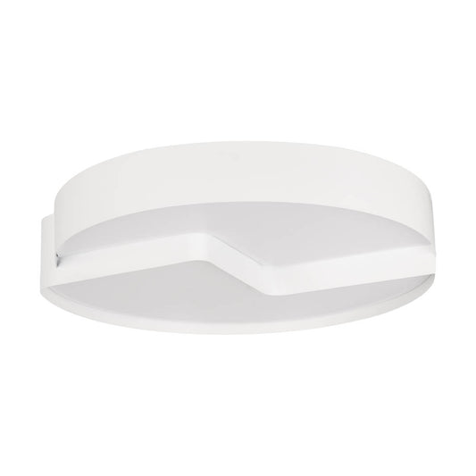 Detaliu finisaj alb mat plafoniera Gerd LED 48W Erste - design curat discret tavan modern