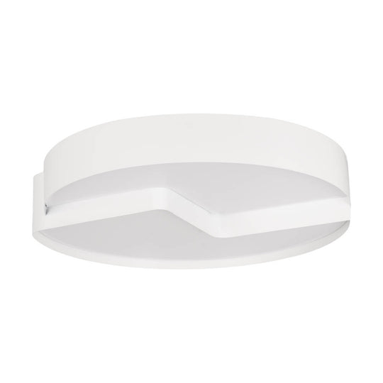 Detaliu finisaj alb mat plafoniera Gerd LED 48W Erste - design curat discret tavan modern