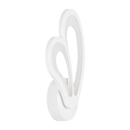 Aplica perete LED Loki Erste 16W CCT 2700K 4000K 6500K alb metal acrilic - unghi lateral
