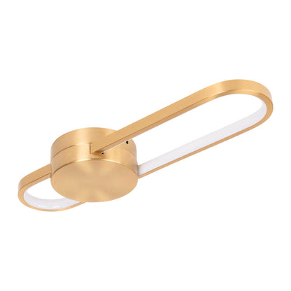 Profil compact aplica Zenith LED auriu Erste - design fluid discret integrat decor clasic contemporan