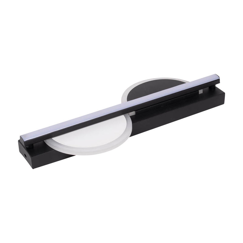Detaliu LED integrat 24W aplica Zuleya negru Erste - lumină constantă odihnitoare fără pâlpâire