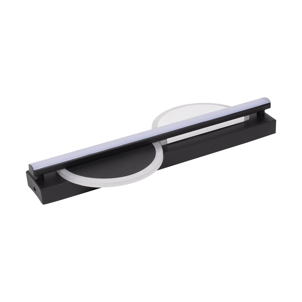 Aplica LED Zuleya 24W negru Erste - design minimalist modern iluminat accent perete hol dormitor