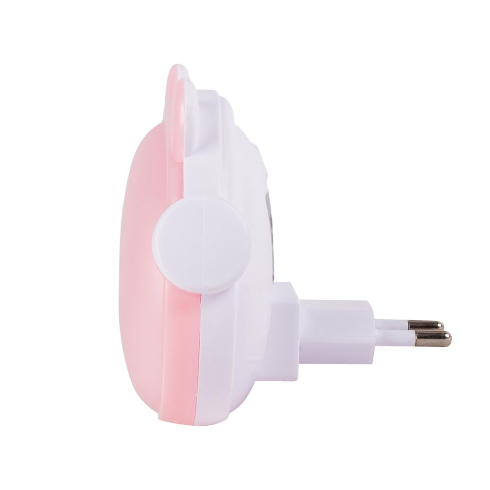 Lampa veghe Pinky 0.6W - montata in priza dormitor copii