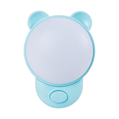 Lampa veghe Blue Erste - lumina albastra relaxanta aprinsa noaptea in dormitor copii