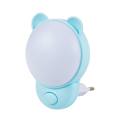 Lampa de veghe LED albastra Erste Blue - design compact in priza hol sau camera