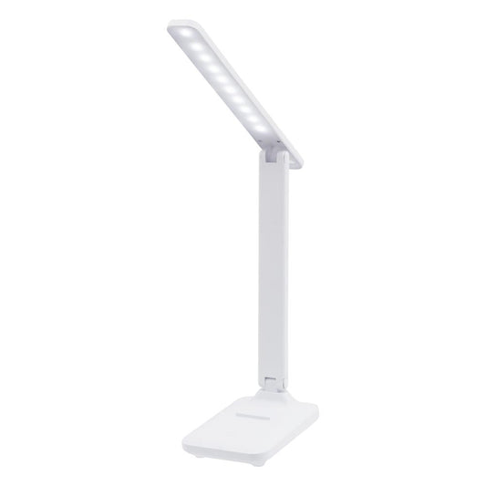 Lampa de birou Jaff LED 5W Erste - vedere frontala design minimalist ergonomic alb
