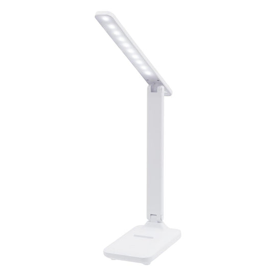 Lampa de birou Jaff LED 5W Erste - vedere frontala design minimalist ergonomic alb
