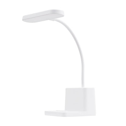 Lampa de birou Mishe LED 3W Erste - vedere frontala design ultra-compact minimalist alb
