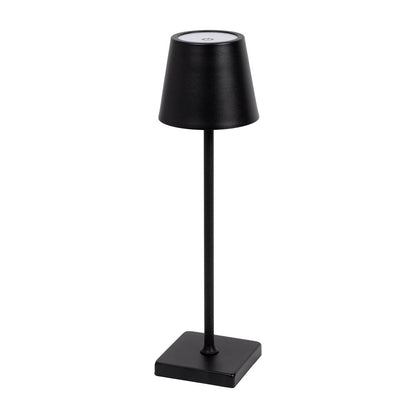 Veioza Hold LED 5W Erste - vedere frontala design minimalist industrial negru mat
