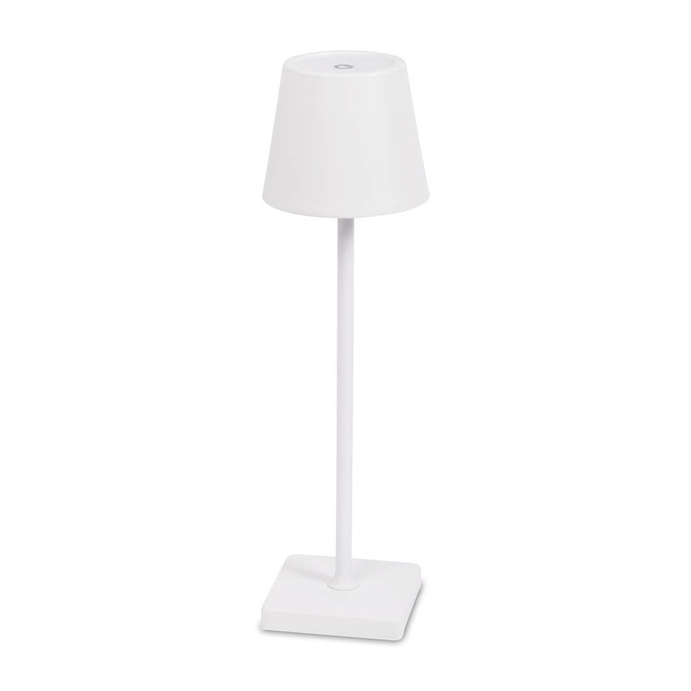 Veioza Hold LED 5W Erste - vedere frontala design minimalist modern alb mat
