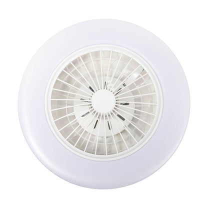 Plafoniera Breezy 48W+15W aprinsă și ventilator activ - răcire și iluminat CCT simultan