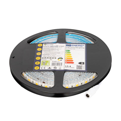 Banda LED 24V IP65 Erste - detaliu rezistenta umiditate montaj baie sau terasa


