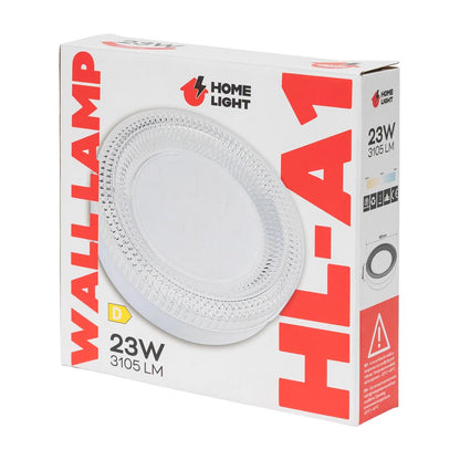 Aplică LED HL-A1 23W aprinsă lumină rece 6500K - 3150 lumeni claritate maximă birou bucătărie