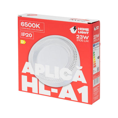Aplică LED HL-A1 23W montată perete birou bucătărie - iluminat puternic eficient Homelight