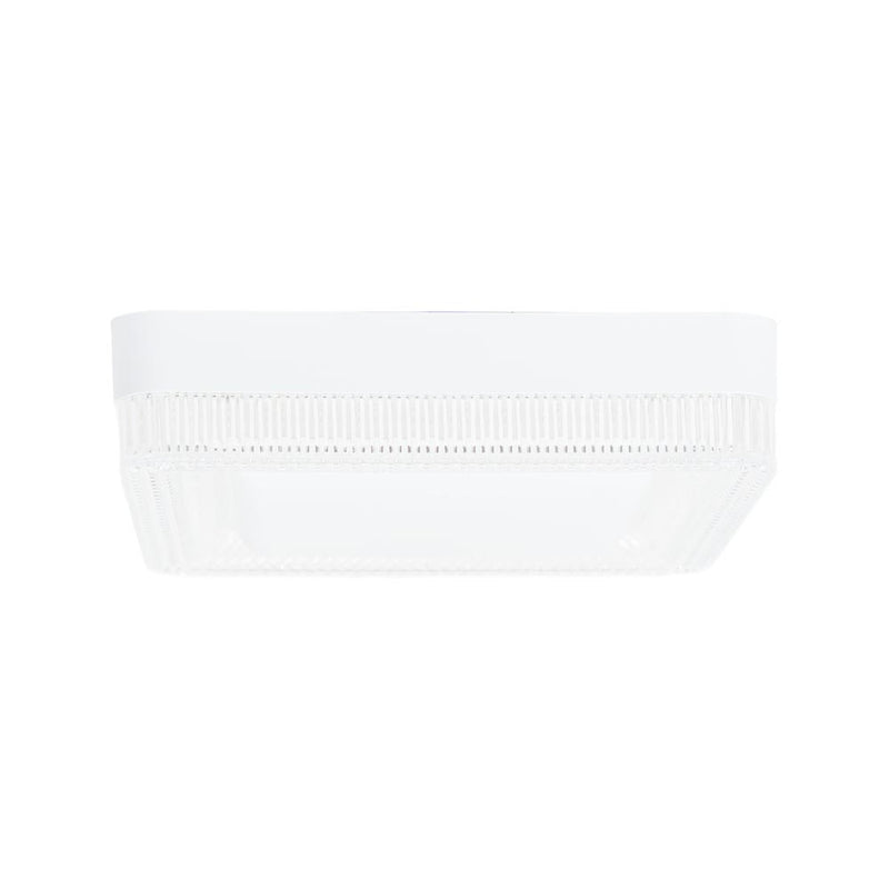 Detaliu design pătrat alb mat aplică LED HL-A2 Homelight 23W 3105lm 18cm