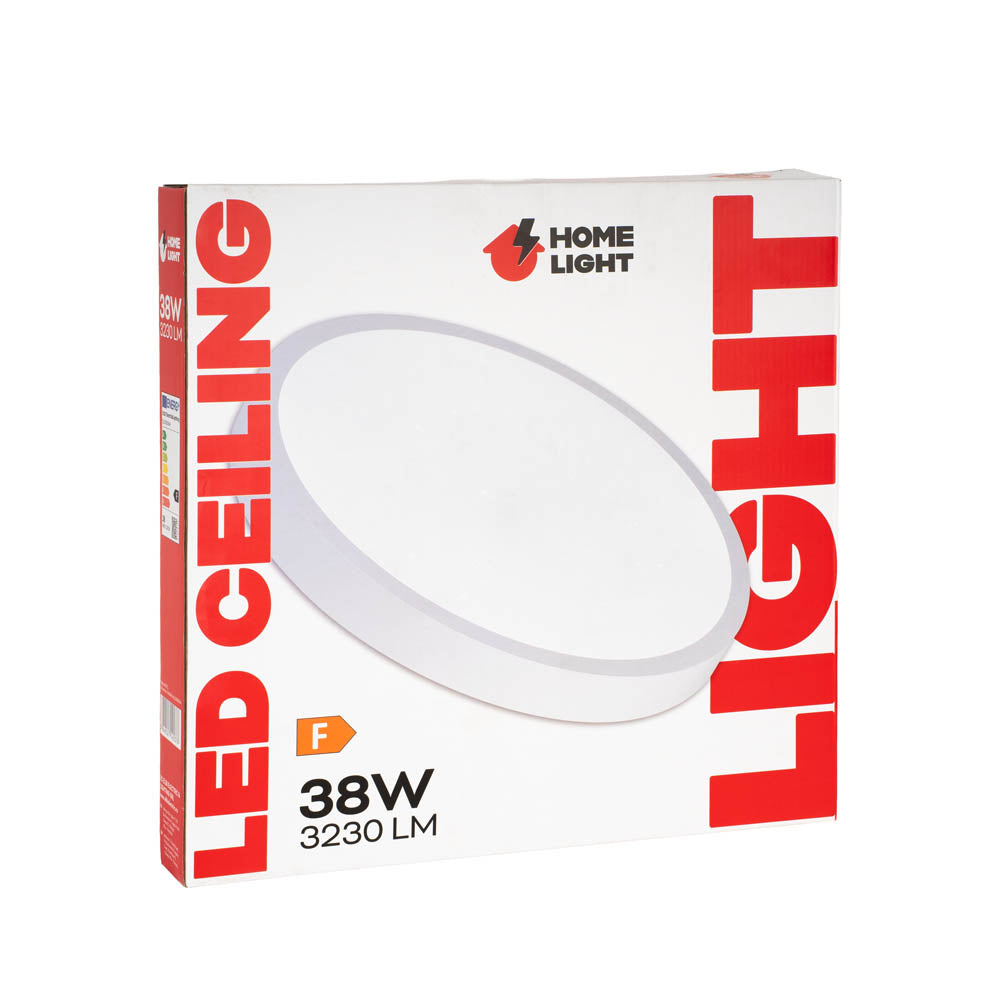 Plafoniera LED HL-A5 38W montată tavan living bucătărie - iluminat clar eficient Homelight