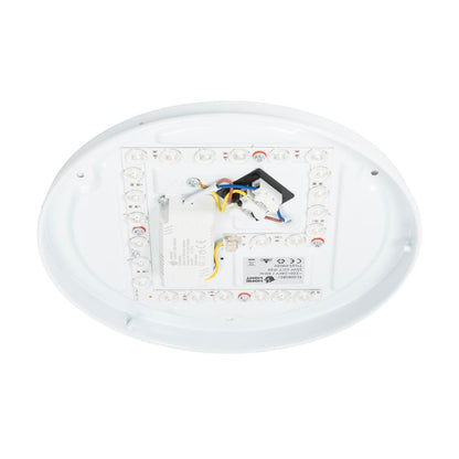 Plafoniera HL-A9 25W aprinsă lumină caldă CCT - atmosferă confortabilă dormitor hol