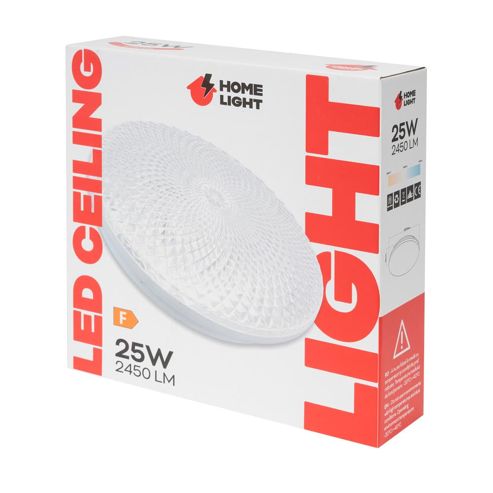 Plafoniera LED HL-A9 25W lumină rece CCT - claritate maximă bucătărie birou