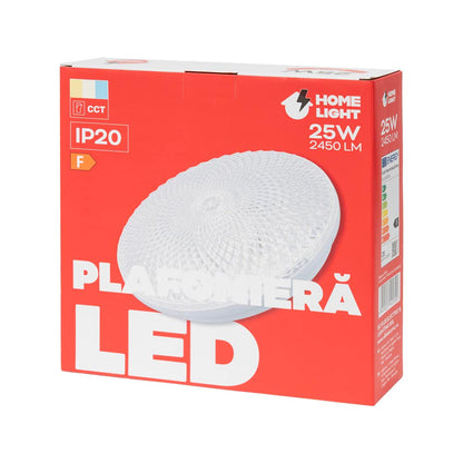 Plafoniera LED HL-A9 25W montată tavan bucătărie hol dormitor - 2450 lumeni Homelight
