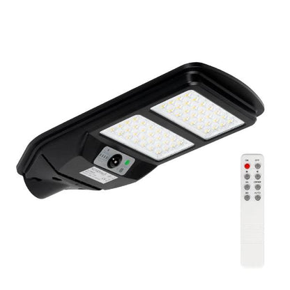 Corp stradal solar LED Novelite Suno 80W cu senzor de miscare, vedere frontala