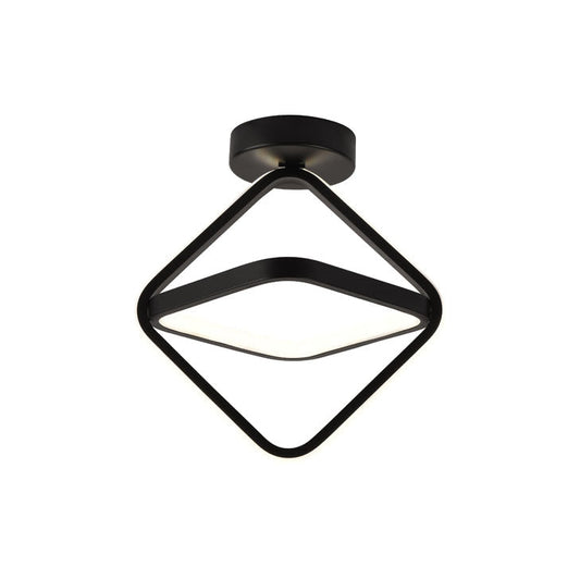 Plafoniera LED Sona 33W negru Erste - iluminat tavan minimalist modern